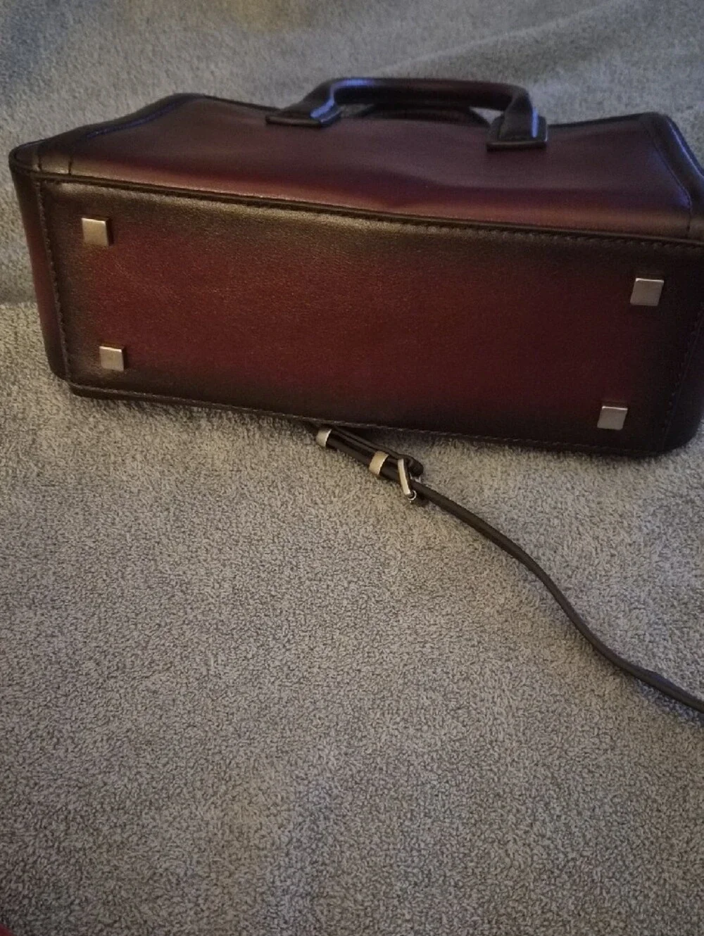 Michael Kors Plum Purple Leather Satchel